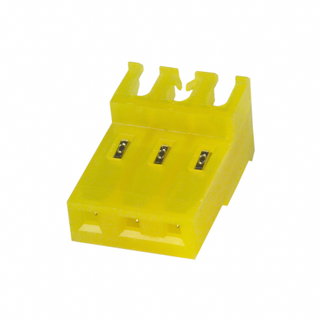 3 Position Rectangular Receptacle Connector IDC Tin 20 AWG